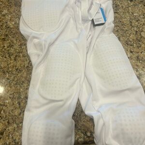 White football padded Pants NWT